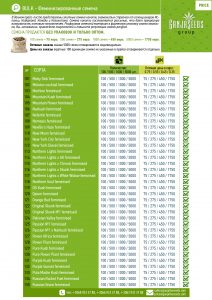 Прайс BULK - Феминизированные семена