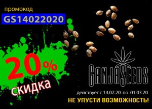 GanjaSeeds: В день святого Валентина скидка 20%